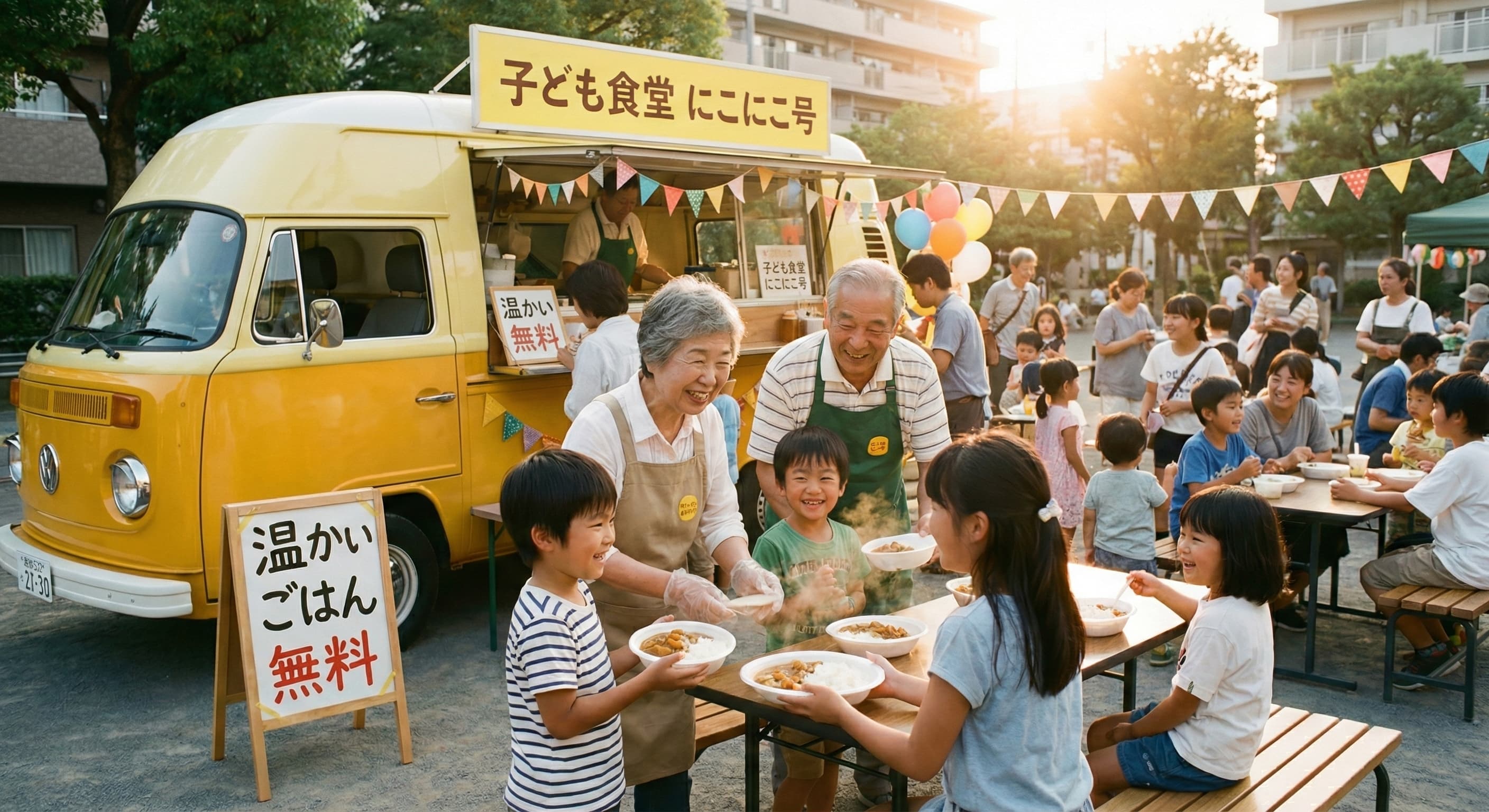 子ども食堂での活動の様子